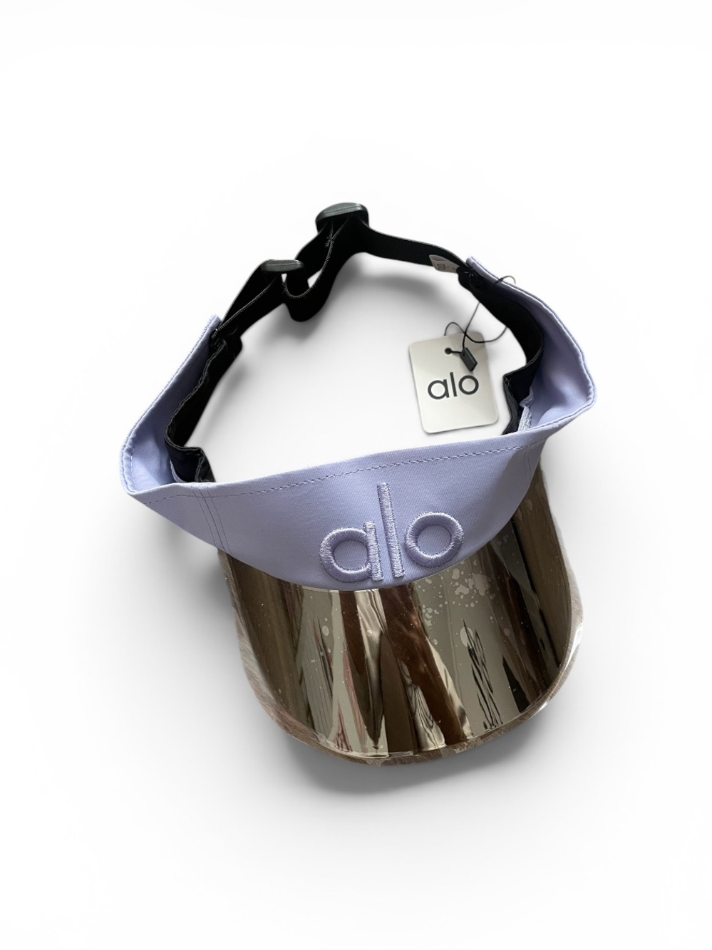 ALO Yoga Black and Purple Adjustable Headband